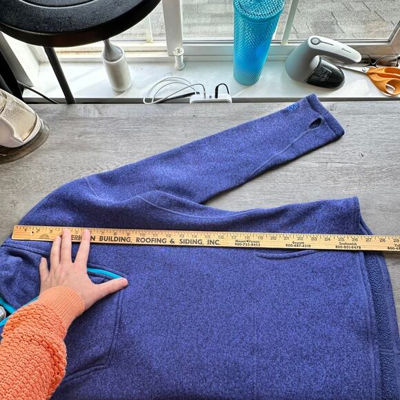 Stio Sweetwater Fleece Hoodie Blue Purple Large Women's - Picture 8 of 8